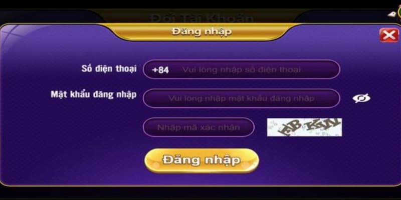 Thực hiện đăng nhập với 4 bước đơn giản cho người chơi