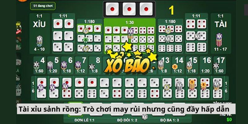 tài xỉu sảnh rồng